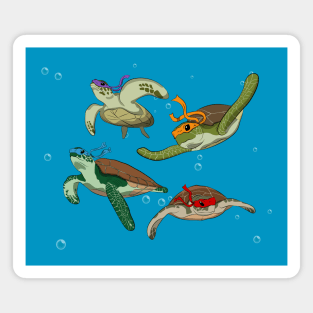 Ninja Sea Turtles Magnet